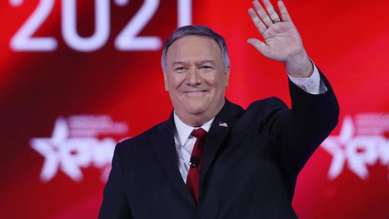 Former Secretary of State Mike Pompeo on Feb. 27, 2021