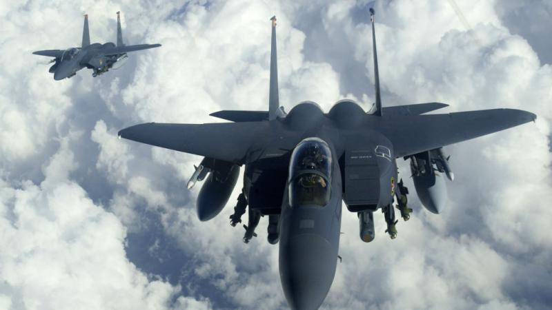 F-15E Strike Eagles over Iraq in 2003