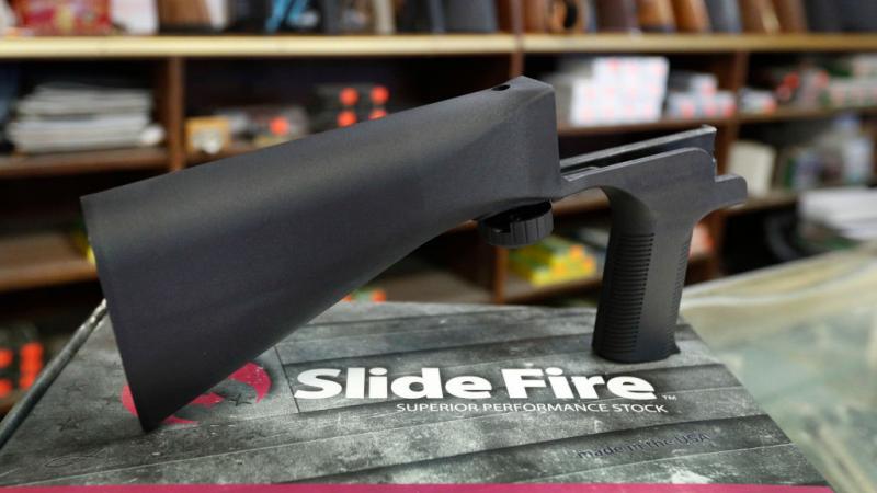 Bump stock at a Utah gun store in 2017