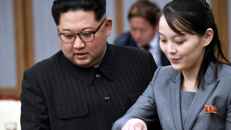 Kim Yo Jong along with her brother, North Korean Leader Kim Jong Un in 2018