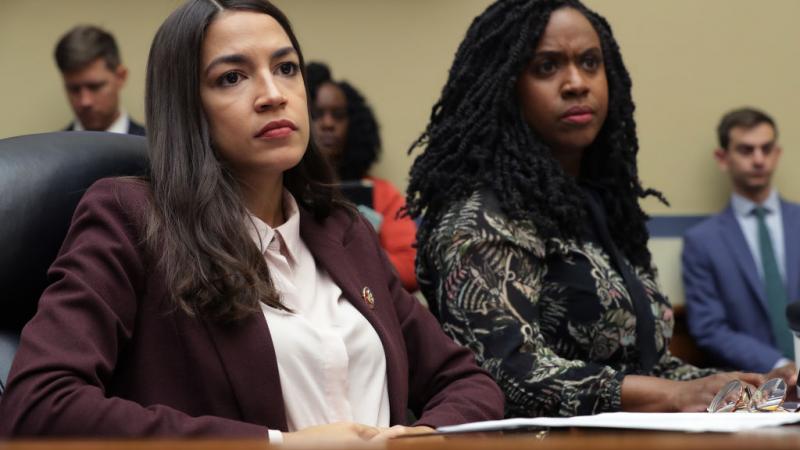 Alexandria Ocasio-Cortez and Ayanna Pressley 