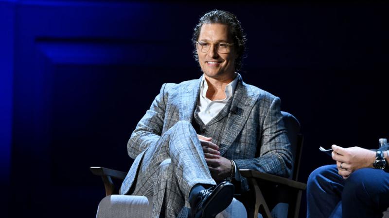 Matthew McConaughey speaks at Carnegie Hall during HISTORYTalks Leadership & Legacy presented by HISTORY.