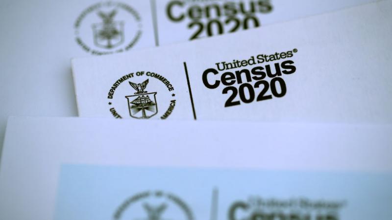 U.S. Census logo on materials received in the mail in March 2020 in California