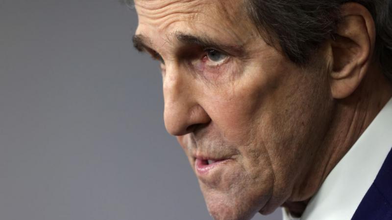 Special Presidential Envoy for Climate John Kerry on April 22, 2021