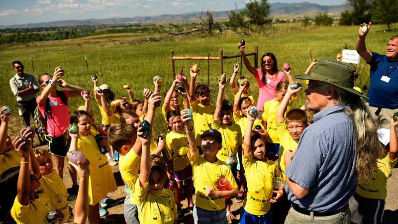 Child camper's from the Minnows summer camp Westminster, CO. July 27, 2016.