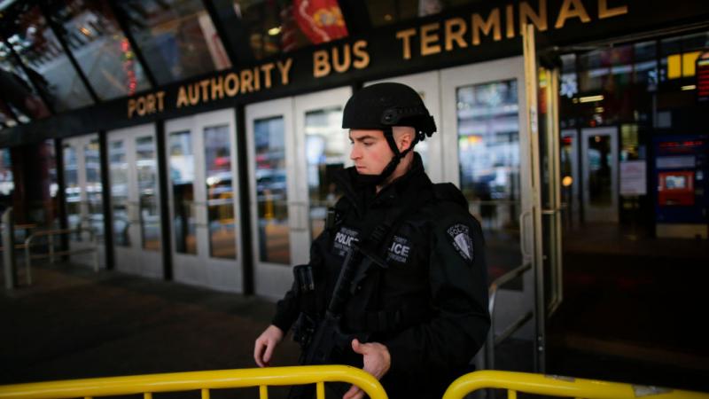 Port Authority Police Counter Terrorism Unit in New York.