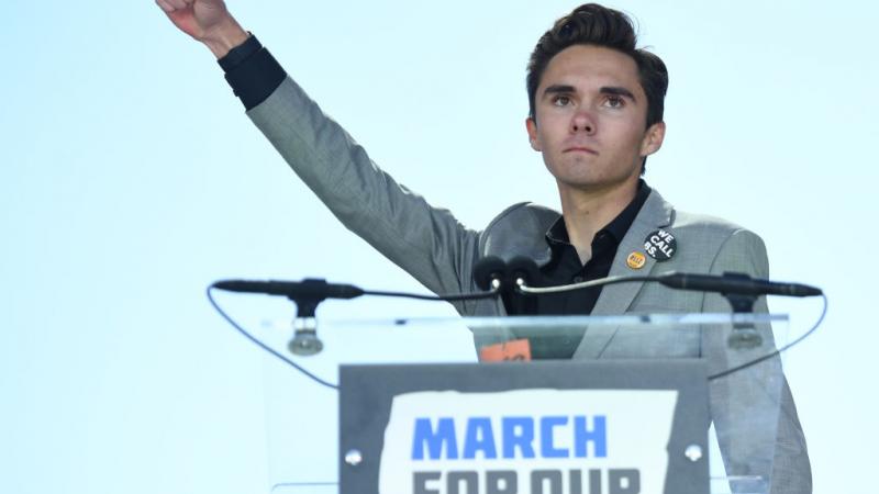 David Hogg in March 2018