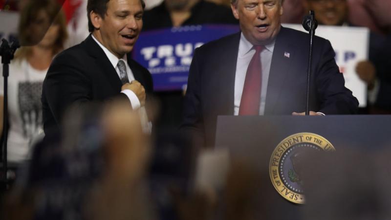 Donald Trump and Ron DeSantis, July 2018