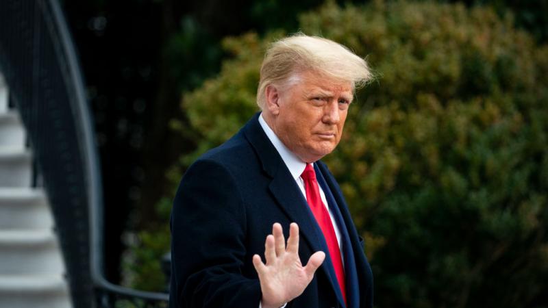 Then-President Donald Trump in December 2020