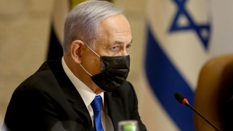 Israeli Prime Minister Benjamin Netanyahu on May 9, 2021