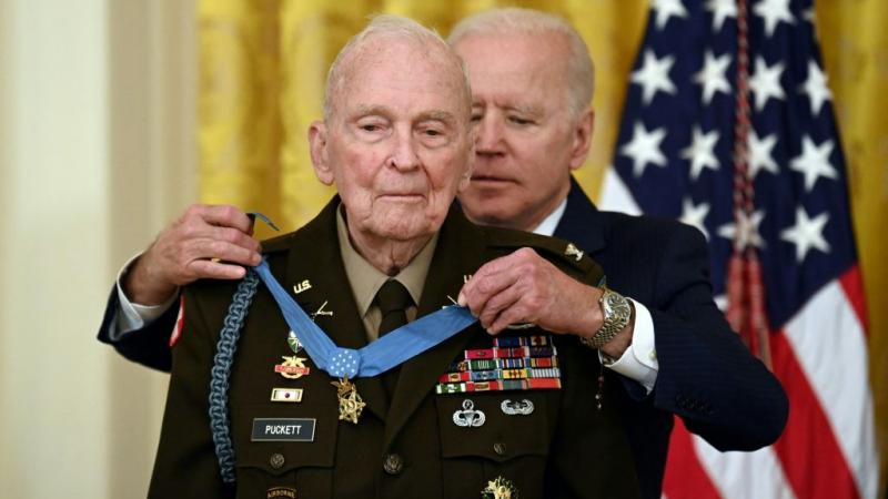 President Biden presents Medal of Honor