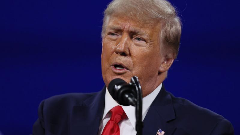 Former President Trump in February 2021