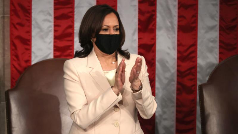 Vice President Kamala Harris on April 28, 2021
