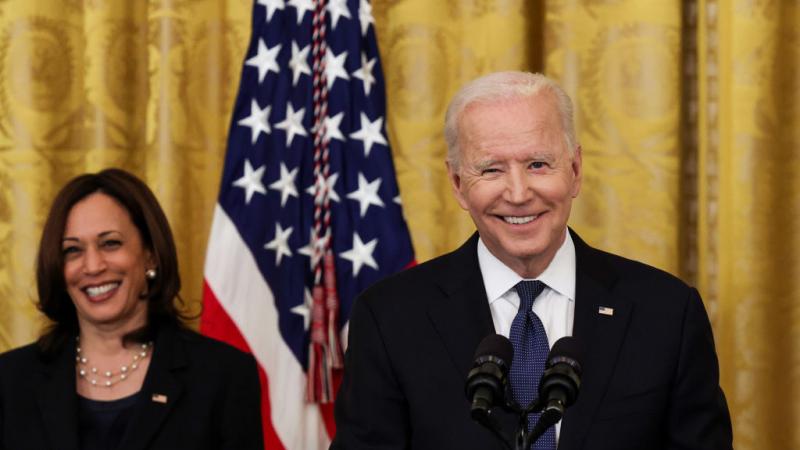 Joe Biden and Kamala Harris at the White House.