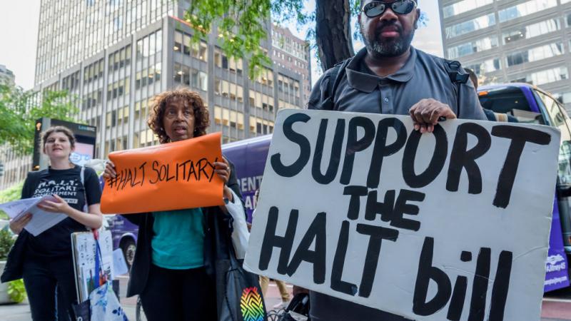 Halt the solitary confinement protest