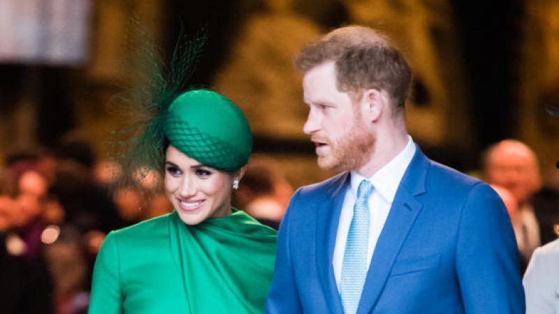Prince Harry and Meghan in March 2020