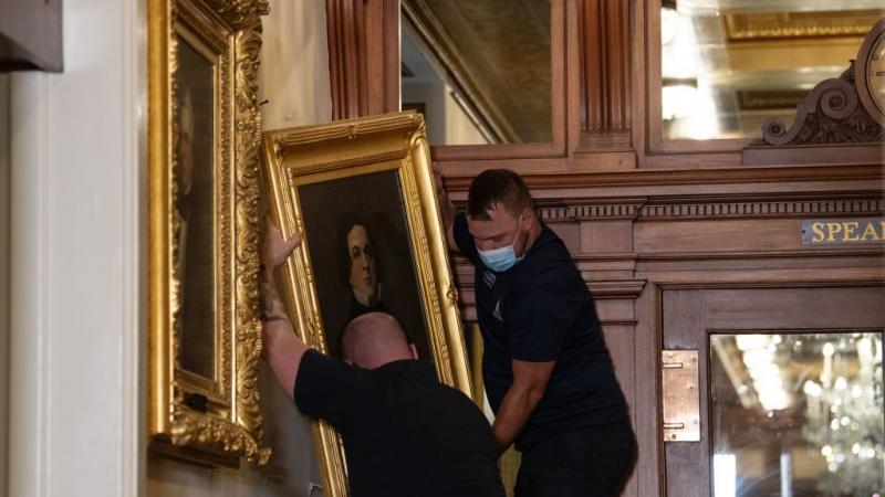 Speaker's Lobby portrait of former confederate speaker removed 