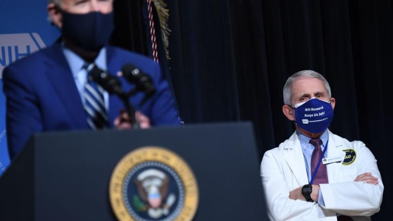Joe Biden and Anthony Fauci, February 2021