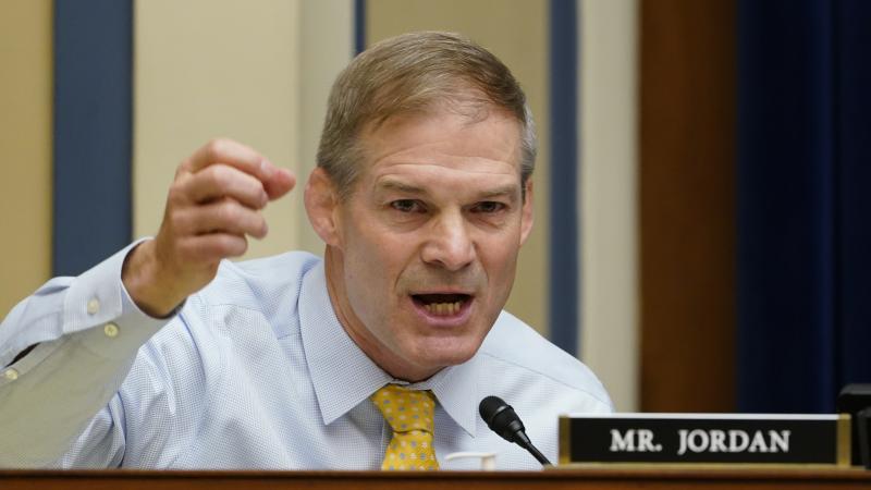 Rep. Jim Jordan, (R-OH) speaks during a House Select Subcommittee on the Coronavirus Crisis hearing in the Rayburn House Office Building on Capitol Hill on May 19, 2021 in Washington DC.