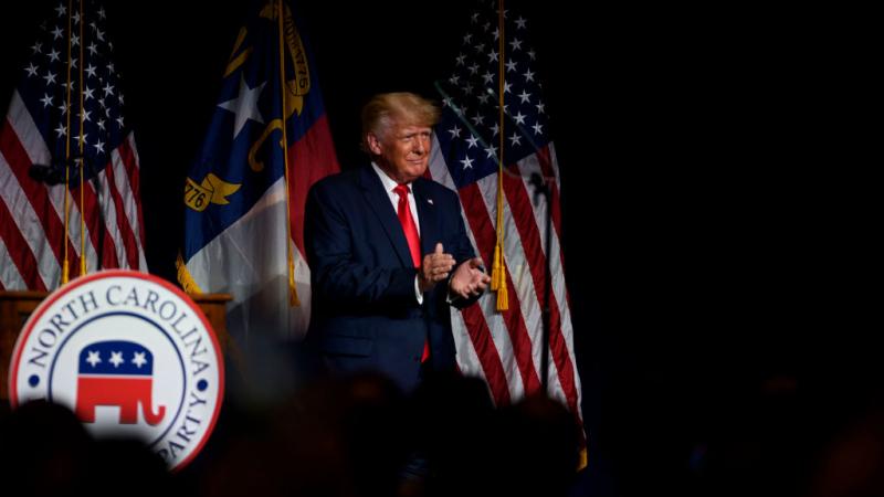 Former President Trump at the N.C. GOP Convention, June 5