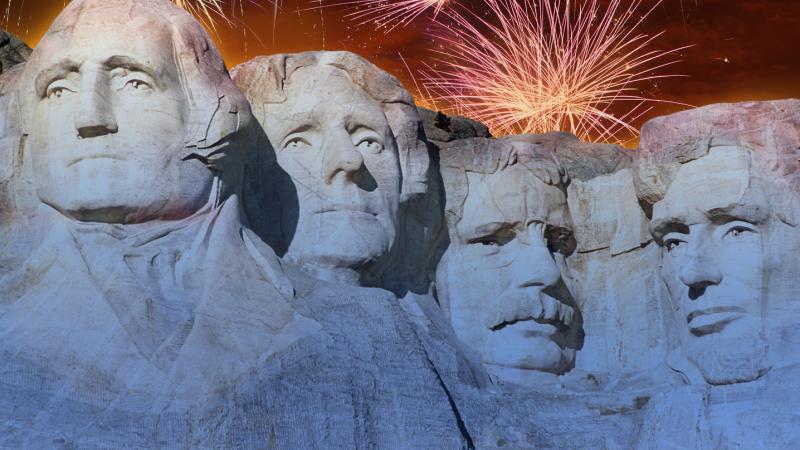 Mount Rushmore fireworks