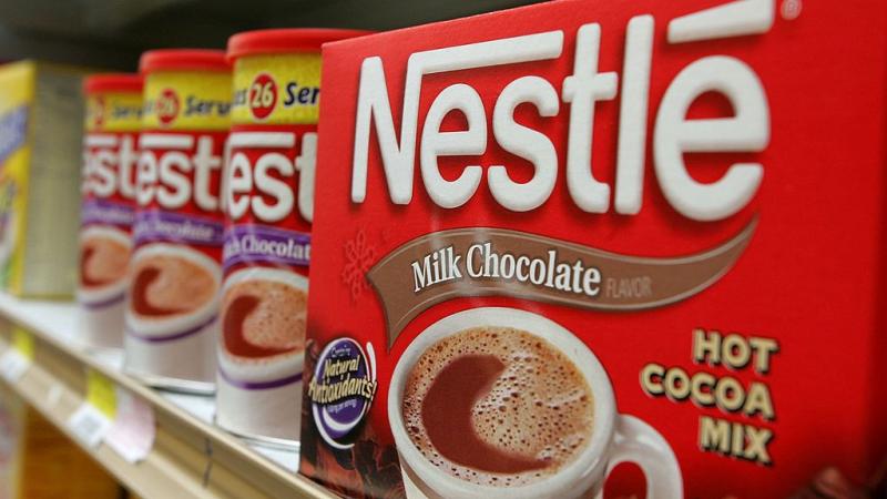 Nestle hot chocolate mix.