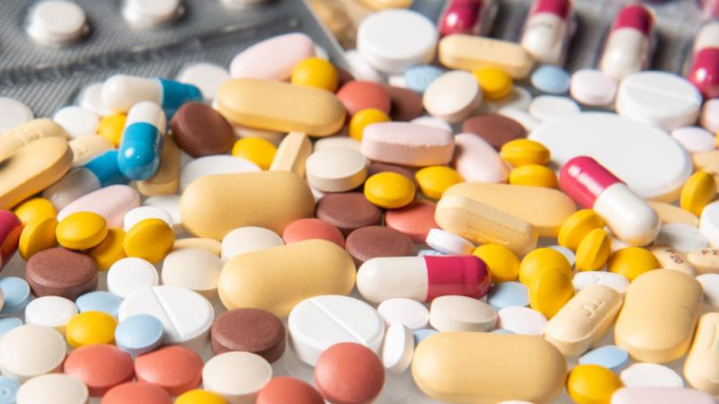 Pharmaceutical pills and capsules.