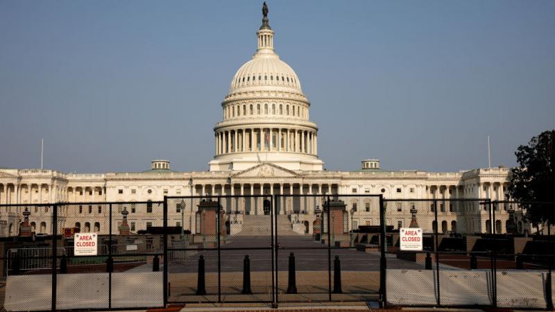 Washington D.C. Capitol fence.