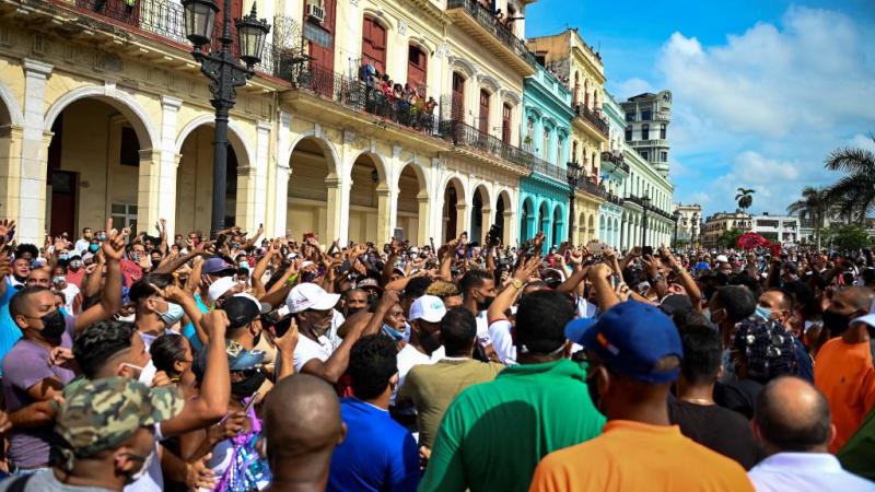 Demonstrations in Havana on July 11