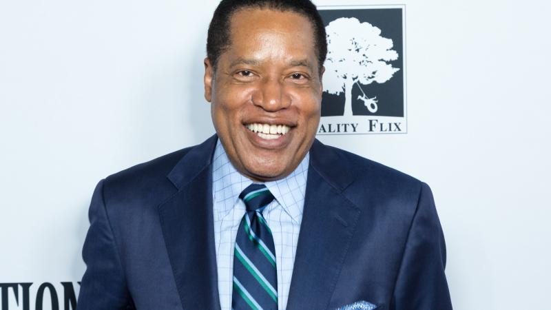 Radio Talk Show Host Larry Elder attends the "Death Of A Nation" Premiere at Regal Cinemas L.A. Live on July 31, 2018 in Los Angeles, California.