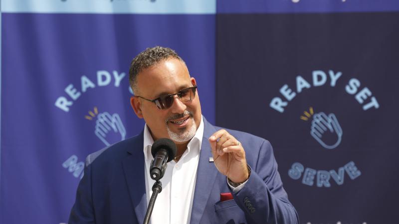 Education Secretary Miguel Cardona