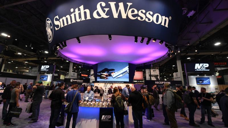 Smith & Wesson booth.