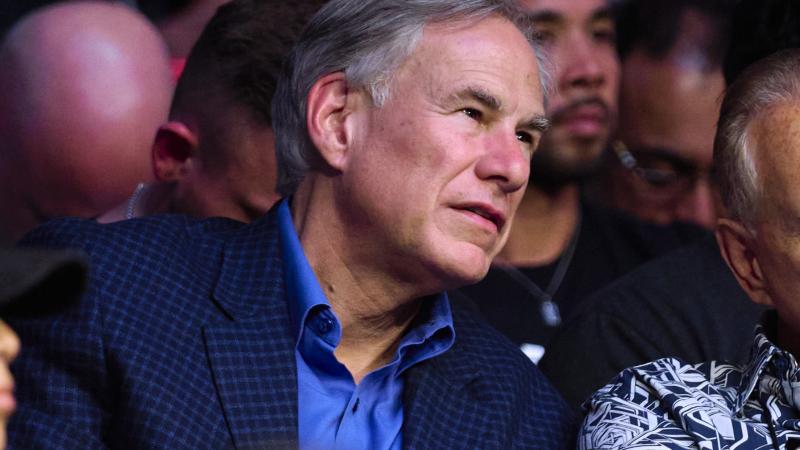 Governor of Texas Greg Abbott is seen in attendance during the UFC 265 event at Toyota Center on August 07, 2021 in Houston, Texas.