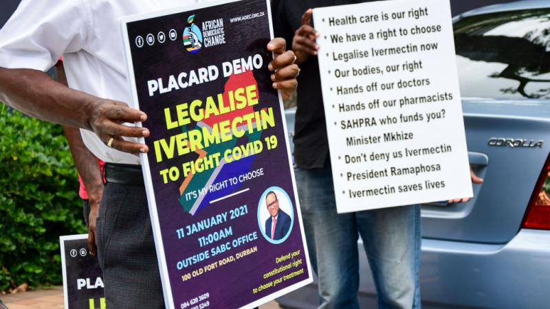 Protest for ivermectin in South Africa