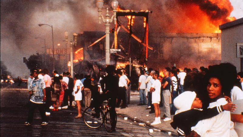 Rodney King Riot in Los Angeles, 1992