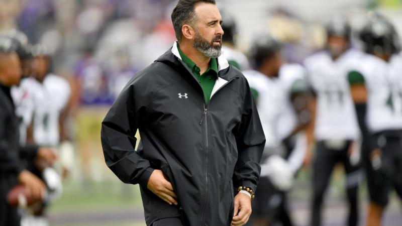 Former head coach of the Washington Huskies Nick Rolovich