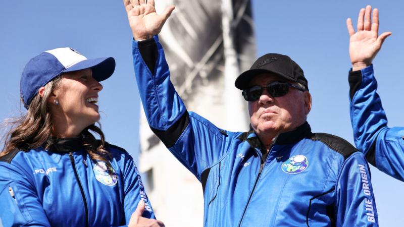 Star Trek actor William Shatner travels to space