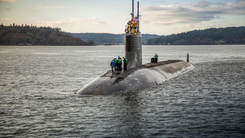 The USS Connecticut nuclear attack submarine