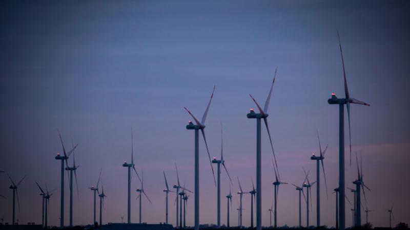 Wind turbines, North Sea