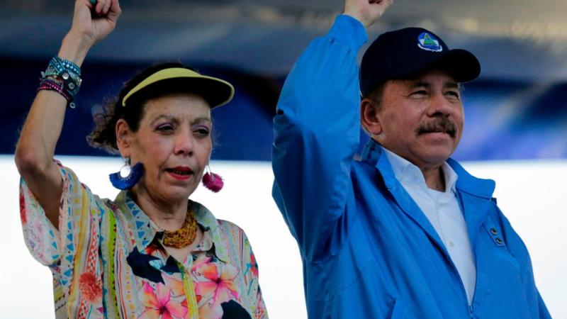 Nicaraguan President Daniel Ortega and his wife, Vice-President Rosario Murillo banned from traveling to U.S.