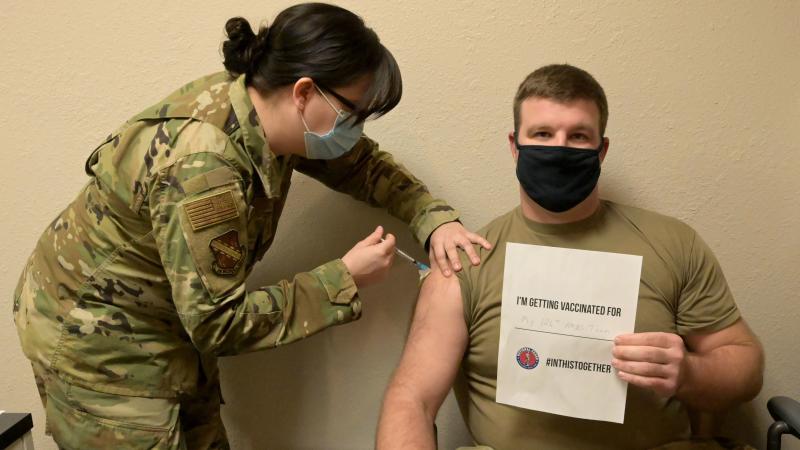 Air National Guard COVID Vaccine, Jan. 28, 2021