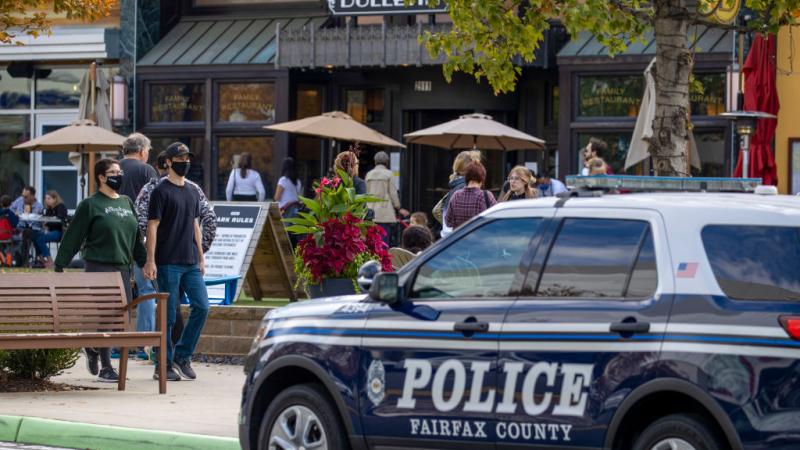 Police in Fairfax County, Va., Oct. 2021