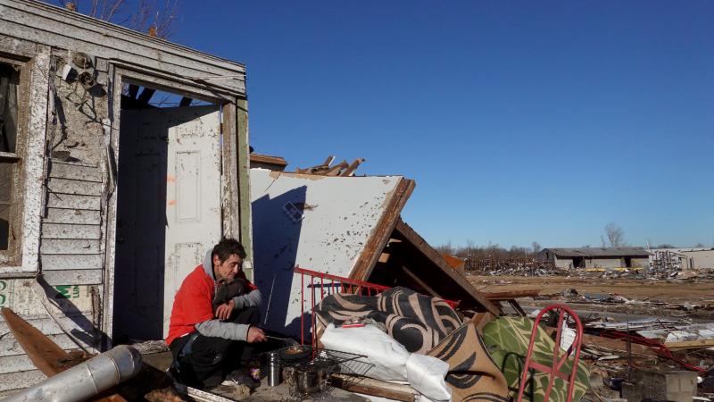 Tornado damage, Mayfield, Ky., Dec. 12, 2021