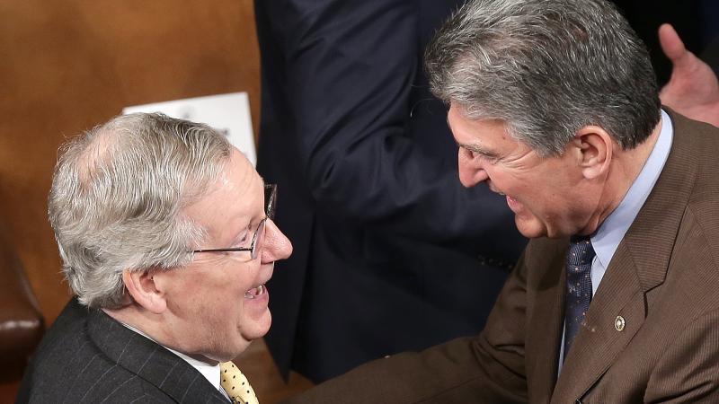 Mitch McConnell, Joe Manchin, Washington, D.C., March 15, 2015