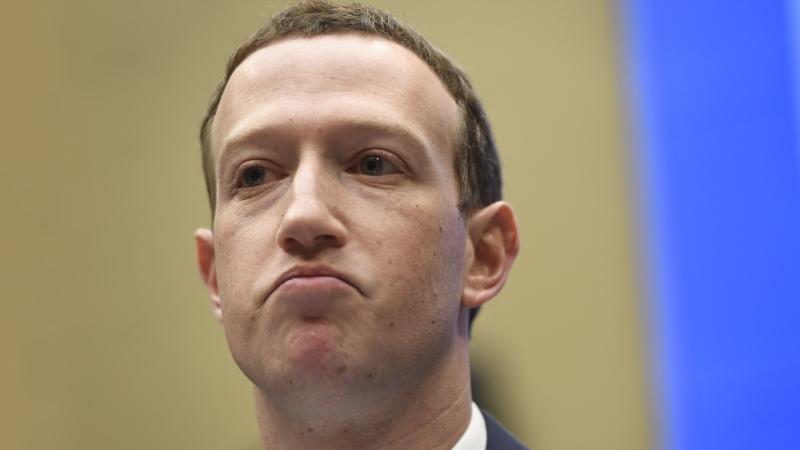 Facebook CEO and founder Mark Zuckerberg testifies during a US House Committee on Energy and Commerce hearing about Facebook on Capitol Hill