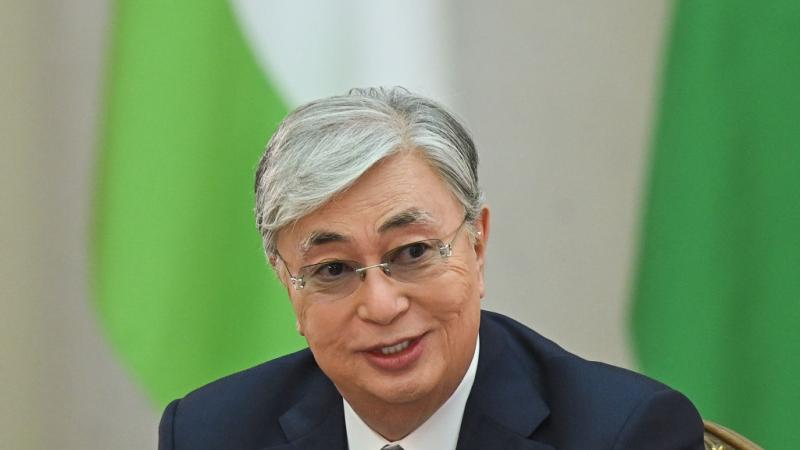 Kazakhstan's President Kassym-Jomart Tokayev