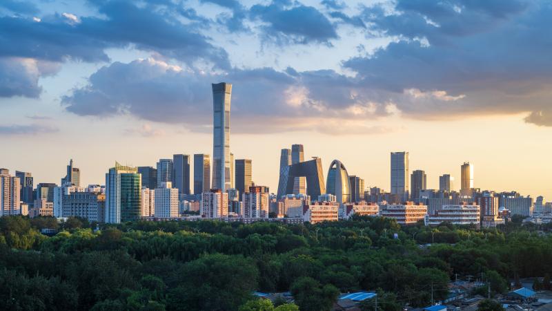 The Beijing skyline