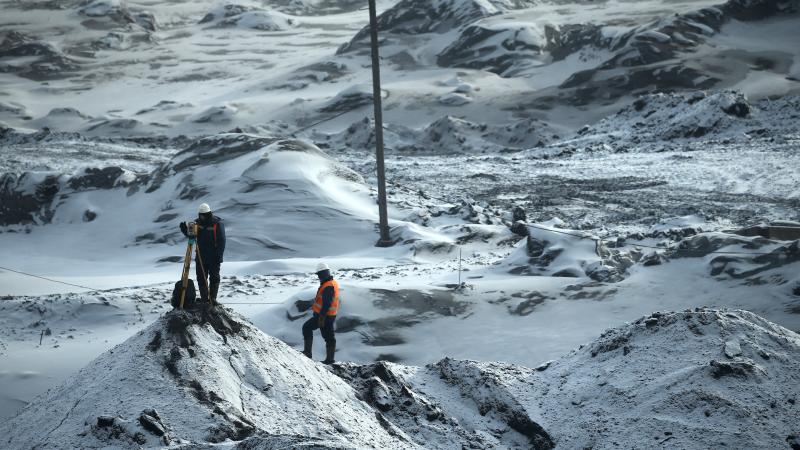 Coal miners, Siberia, Russia, 2018
