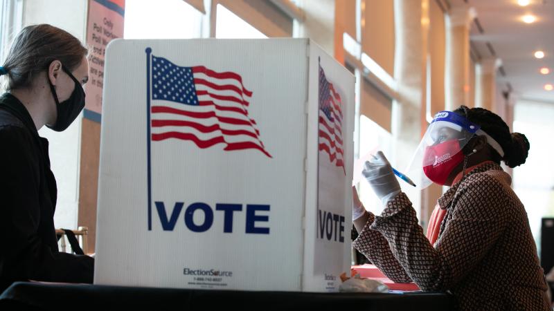 Polling station in Atlanta, Nov. 3, 2020