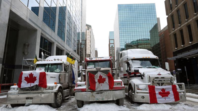 Truckers in Ottawa, Feb. 4, 2022